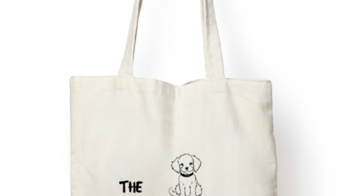 The Dogfather Totebag (Zipped)